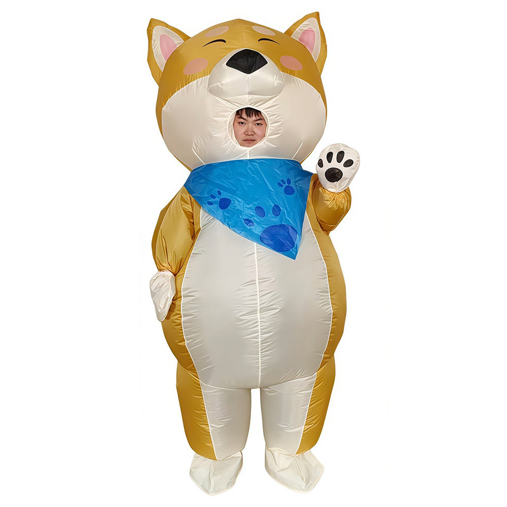 Cosplay Prop Business - Disfraz Inflable de Perro Amarillo con