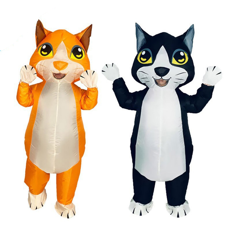 Cosplay Prop Business - Disfraz Inflable de Gato Negro y