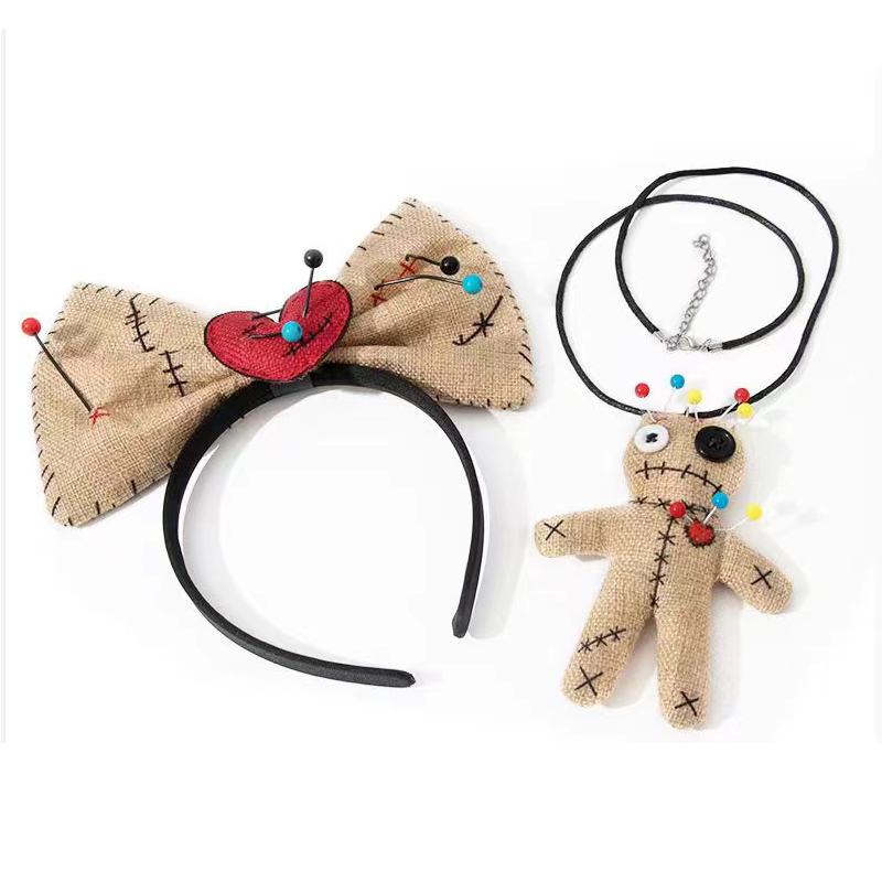 Voodoo Cosplay And Prop - Conjunto de diadema y collar de