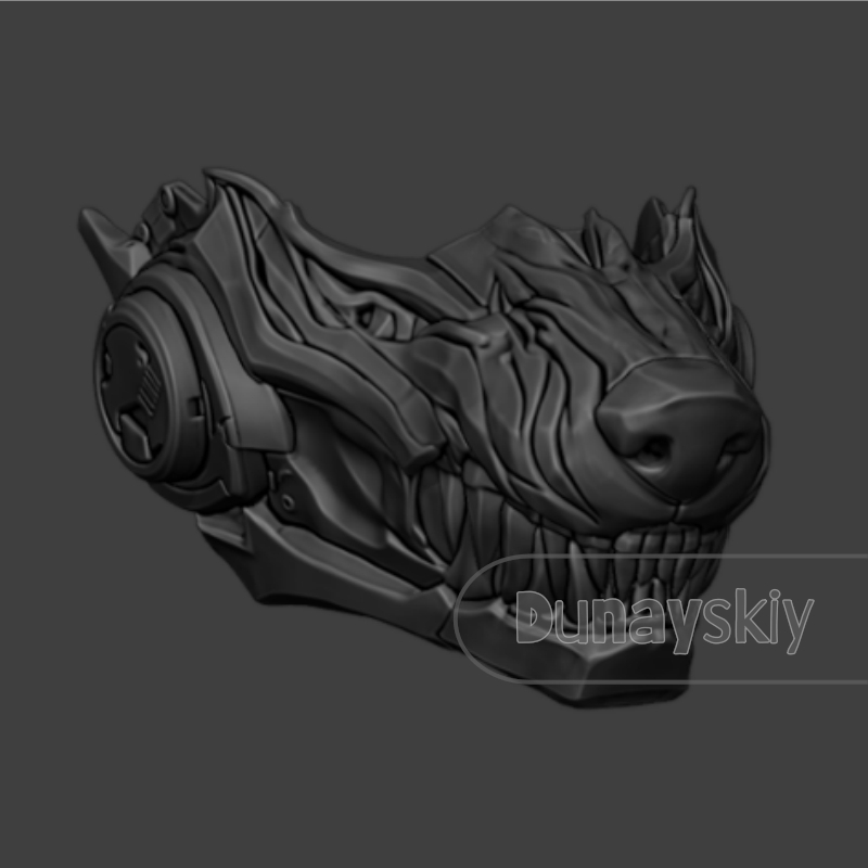 Máscara de lobo Valko de Love  - Cosplay Prop 3D Print Settings reseña y precio