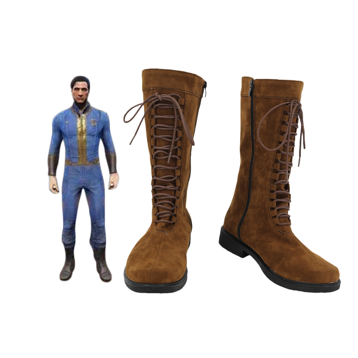 Traje de bóveda Fallout 4, zap - Fallout Cosplay Prop reseña y precio