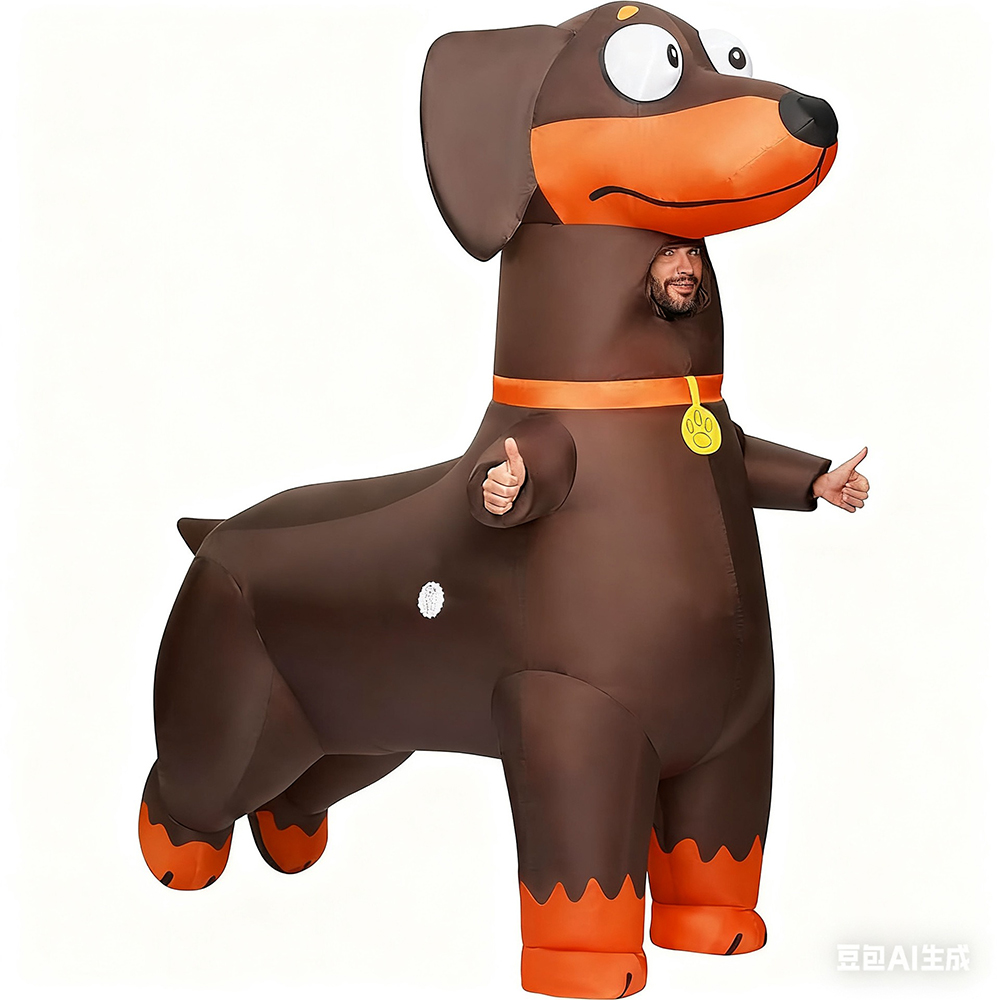 Disfraz Inflable de Dachshund  - Cosplay Prop Business reseña y precio