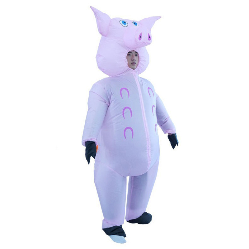 Disfraz Inflable de Cerdo Rosa - Cosplay Prop Business reseña y precio